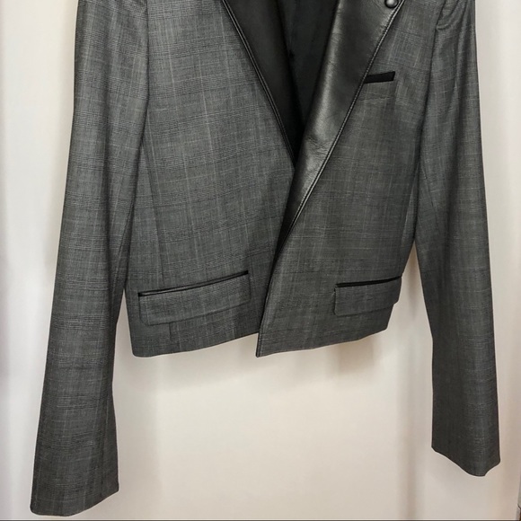 NWT The Kooples Prince De Galles Cropped Blazer - Picture 4 of 16